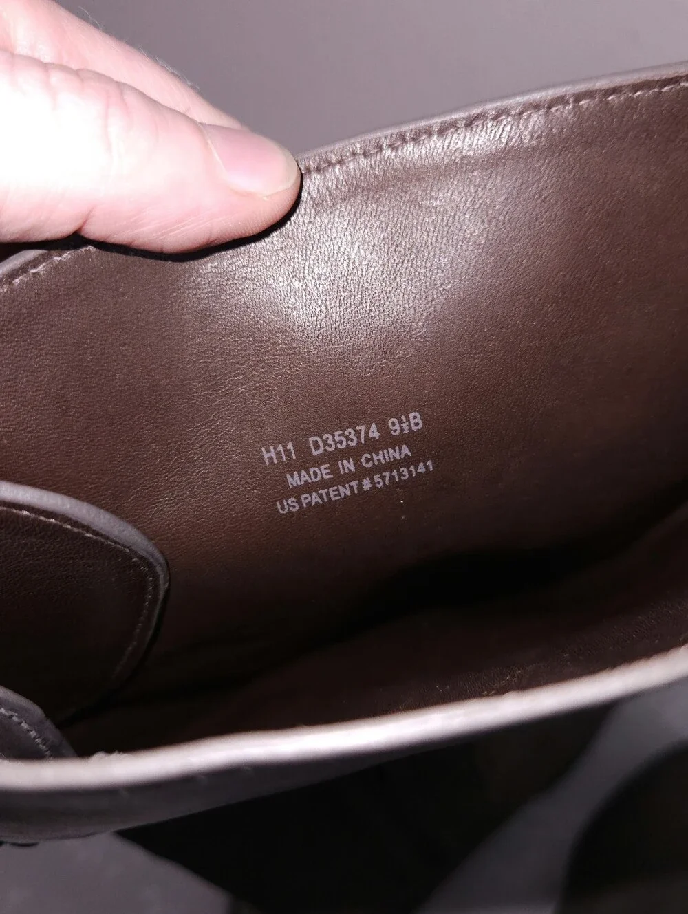 COLE HAAN Air Kensington Riding Boots US 9.5 Nubuck Leather Lace-Up Calf Tall